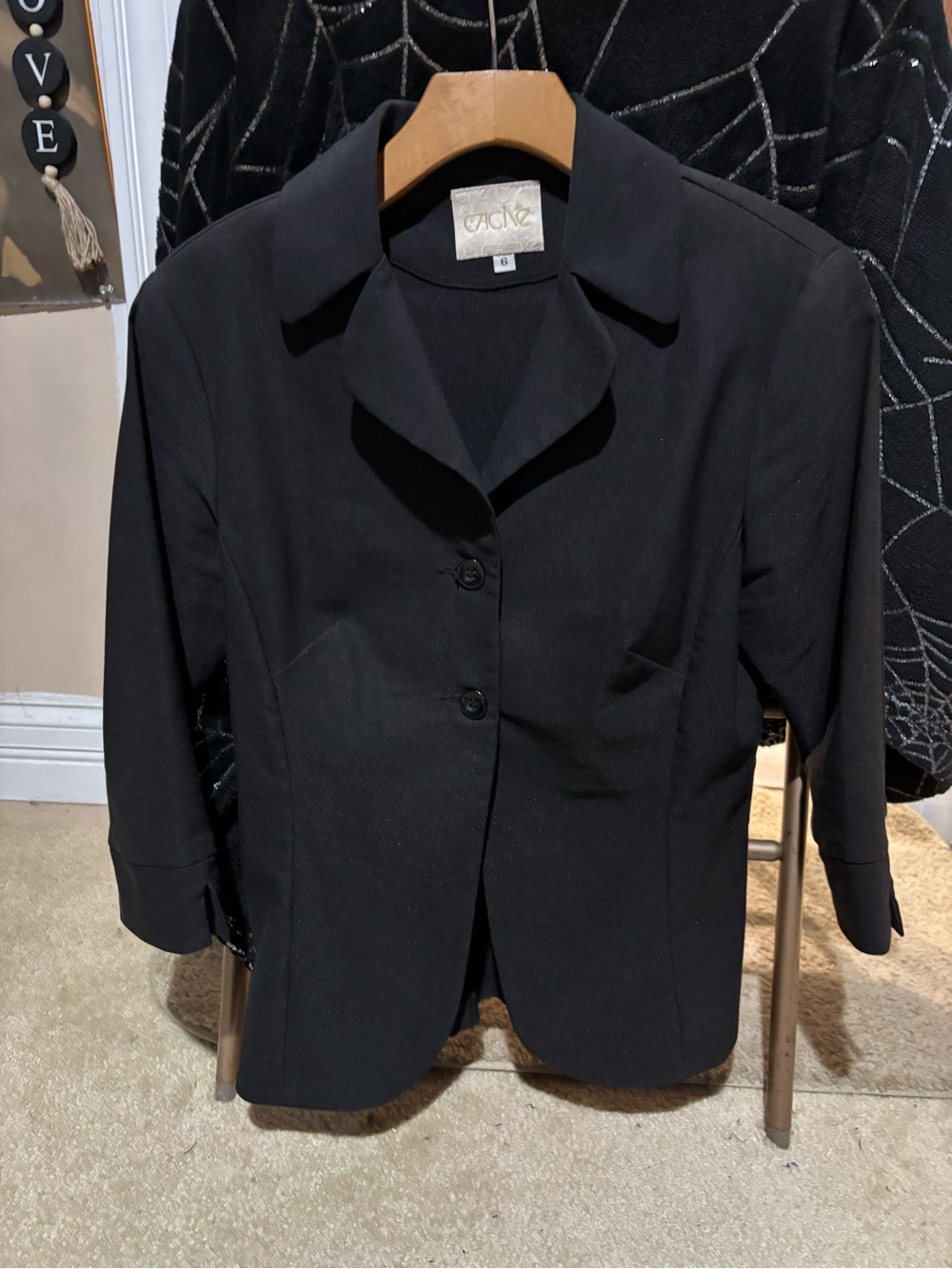Classic Black Women's Blazer -